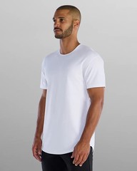NWT BYLT Premium Basics Signature Drop-Cut T-Shirt Short Sleeve White Men’s XL