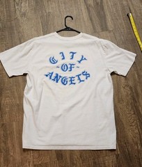 Born X Raised City Of Angels LA Los Angeles Dodgers XL White MINT