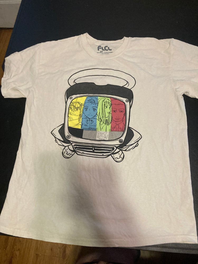 FLCL Funimation Loot Crate Lootwear Loot Anime 2019 Gainax T-Shirt Size Large