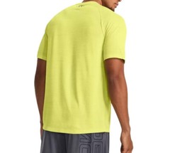 Under Armour Man Sports Shirt Tech Loose Fit, Lime Yellow, XL