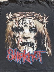 Vintage Early 2000s Slipknot Maggot Face Double Sided T Shirt Sz M Nu Metal Band