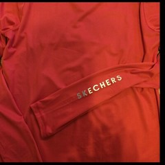 Skecher T – Shirt Mens Size Large Red Length 25 in Chest 19 in Sleeves 26 in