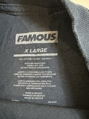 Famous Stars And Straps T-Shirt XL Black Y2K Family First 395