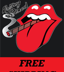 T-SHIRT-ROLLING STONED