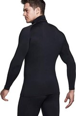 Men’s Thermal Long Sleeve Compression Shirts Turtleneck Winter Base Layer Top US