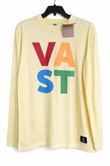 Vast Life Surfer Tee Shirt Beach Outdoor Long Sleeve Yellow Medium NWT CR80