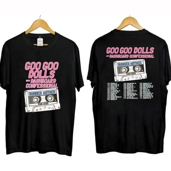 NEW! Goo Goo Dolls Summer Anthem Tour 2025 T-Shirt, Band Concert Tee, Fan Merch