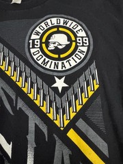 1999 Metal Mulisha Death Cheaters Graphic Logo Black T-shirt Mens Large