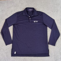 Ralph Lauren RLX T Shirt Men’s M Blue Polo Wicking Golf Maui Hawaii Long Sleeve