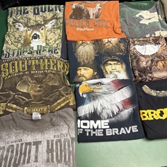 Hunting Outdoors Deer Nature Realtree Graphic T-Shirt Mixed lot of 16 XL XXL