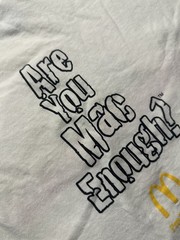 VTG Chicago Bulls Shirt Men’s XL McDonald’s Promo “Are You Mac Enough” Y2K Tee