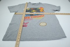 Nintendo Metroid NES Samus Aran T-Shirt Men’s Size L Gray Adventure Series T0431