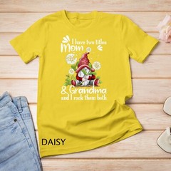 I have two titles MOM and grandma Dandelion Gnome mother day Unisex T-shirt