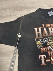 Vintage Harley Davidson Tee 3D Emblem 1988 Size M Motorcycle Biker Single Stitch