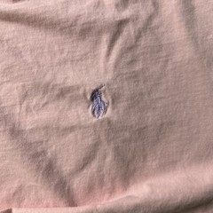 Polo Ralph Lauren Men’s Pink t-shirt Light Purple Horse Size XL 100% Cotton