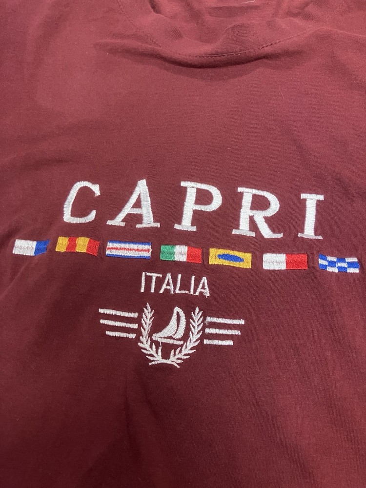 Capri Shirt | Capri Italy T-Shirt XXL Made In Italy Authentic Italia