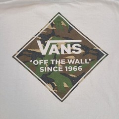 VANS Shirt Adult Medium White Casual Outdoors Lightweight Skating Classic Mens
