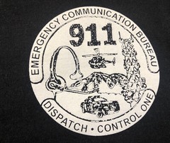Emergency Communications Bureau Dispatch Control 911 Heroes With Headset Tee M