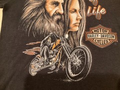 Harley Davidson 3D Emblem Vintage 80s “A Way of Life” S/M Harmon’s Enterprises