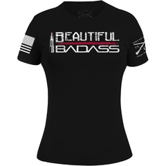 Grunt Style Women’s Beautiful Badass T-Shirt – Black