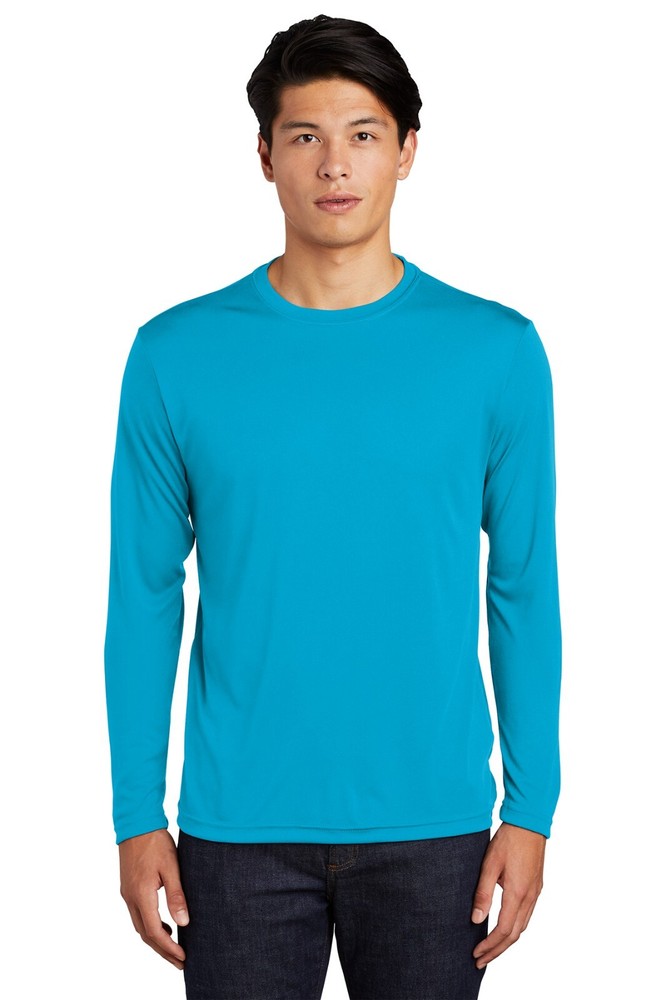 MEN’S MOISTURE WICKING Dri fit Long Sleeve SPORT-TEK T-shirt ST350LS