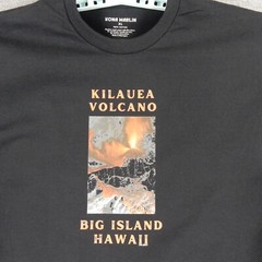 Kilauea Volcano Mens TShirt XL Black Big Island HI Hawaii Lava Kona Marlin