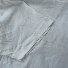 Vintage Blank White BVD Shirt Mens XS/Small Crewneck Combed Cotton Plain Tee