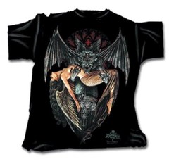 Saturn’s Reprieve BT132 Cotton T-Shirt By Alchemy Gothic