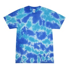 Multi-Color Tie Dye T-Shirts, Kids & Adults Short Sleeve Cotton Colortone