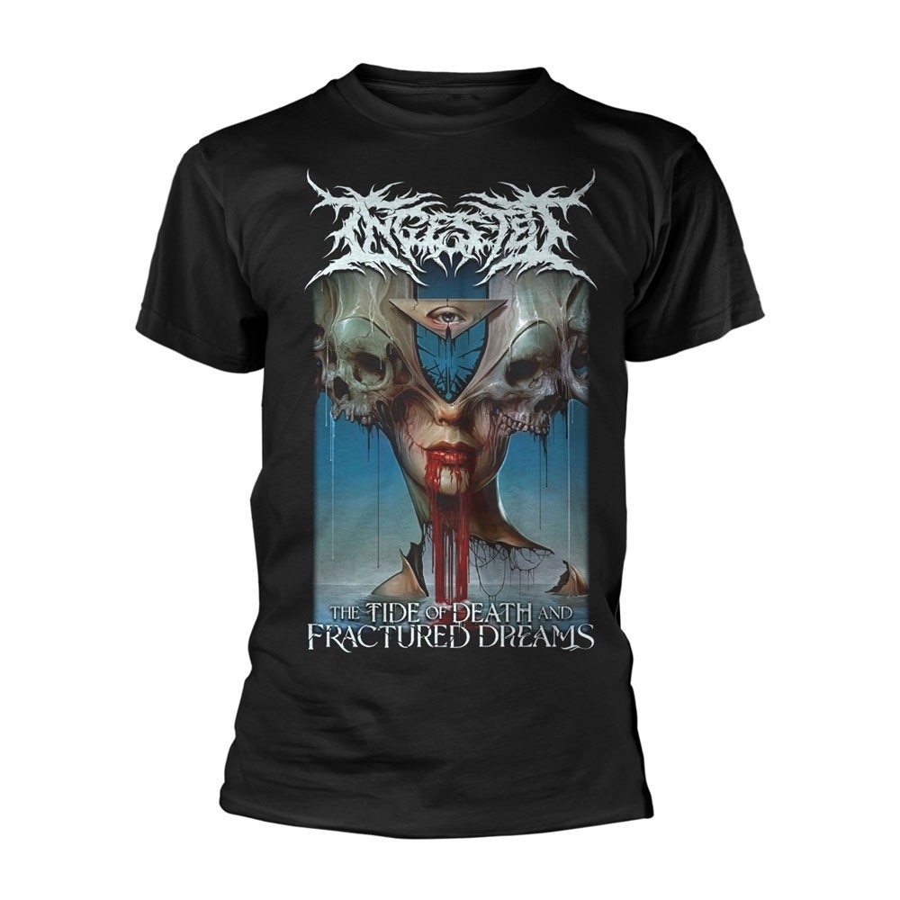 Ingested ‘The Tide Of Death And Fractured Dreams’ (Black) T-Shirt SEG_807