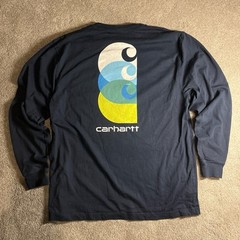 Vintage-Inspired Carhartt Long Sleeve Tee 🔥 Size: L (Fits true to size)