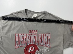 Utah Rose Bowl Game T Shirt Mens XL Gray 2023 Football ComfortWash Tee