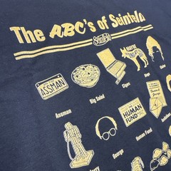 The ABC’s of Seinfeld Tshirt (Size Large) Black Gildan 90s TV Show