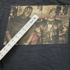 2PAC BIGGIE Trust Nobody T-shirt Tee Shirt Size M Black Original Flavor
