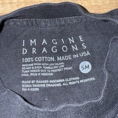 Imagine Dragons 2024 The Venetian Exclusive Official Tour Merch T Shirt Adult S