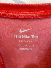 Nike Red Bandana-Print EASY Logo Short Sleeve Tee KD Dri-Fit