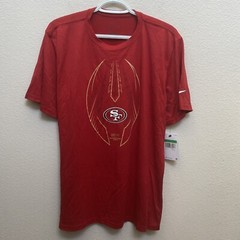 NEW Nike Mens Red 49s XL T-Shirt Short Sleeve Crew Neck NFL NWT $35 XL