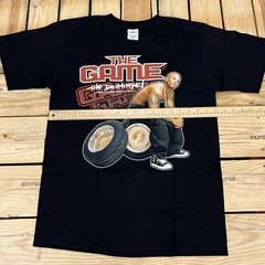 Vtg Y2K New Old Stock The Game The Documentary Promo Black Graphic TShirt Mens M
