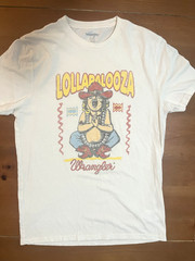 Wrangler Lollapalooza Graphic T-Shirt Wrangler X Men’s Medium Vintage Look