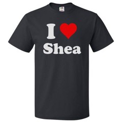 I Love Shea T shirt I Heart Shea Tee