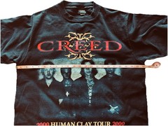 Authentic Creed Human Clay Tour 2000 Vintage Band T-Shirt Black Men’s L -Changes