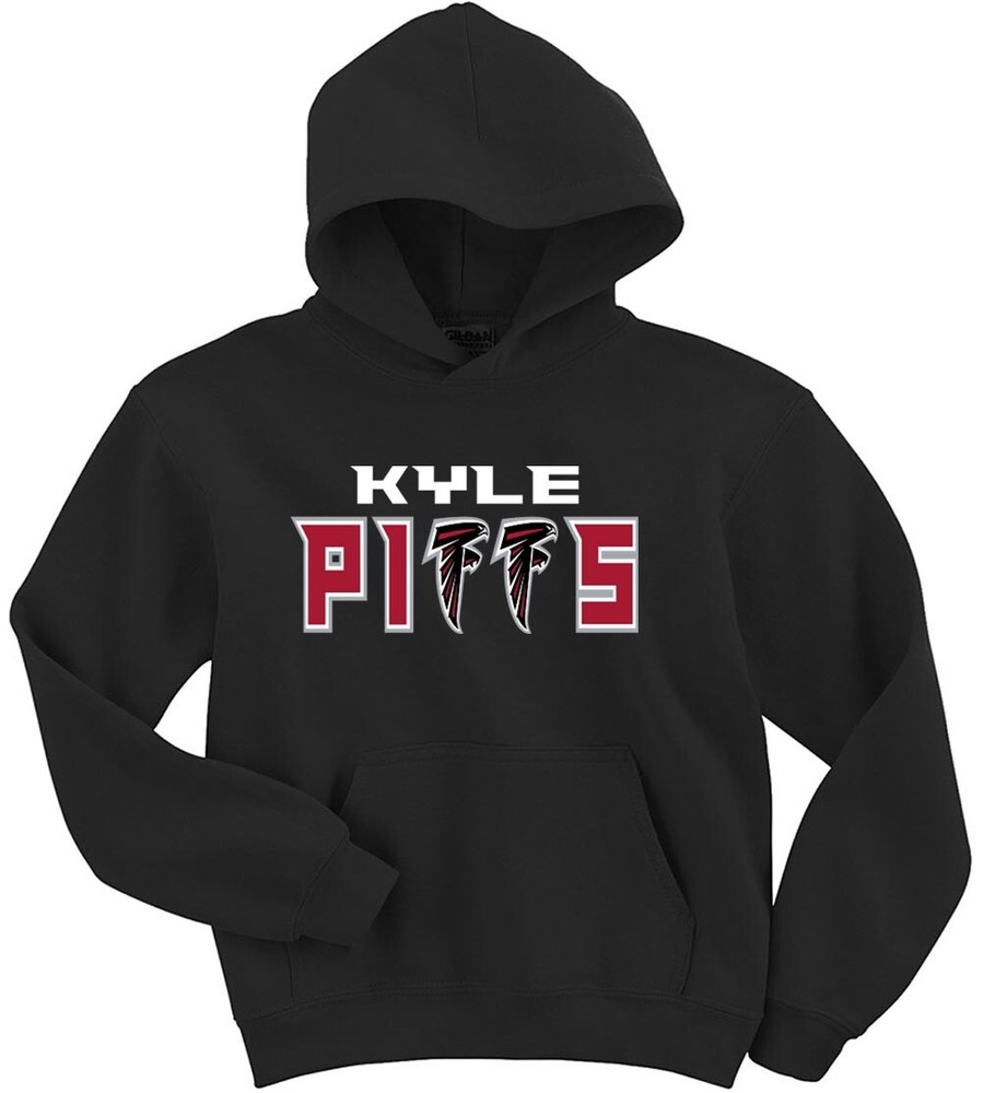 Kyle Pitts Atlanta Falcons Logo CREW HOODED SWEATSHIRT