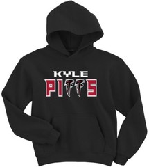 Kyle Pitts Atlanta Falcons Logo CREW HOODED SWEATSHIRT