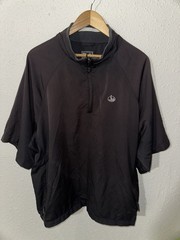 Adidas Golf Active Wear Short Sleeved Jacket Black Climate Proof Men’s Sz XL