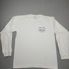 Anvil Needham Wellesley Football Long Sleeve Shirt Mens L White Good 2005 Game
