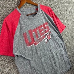 Unbranded Men’s Grey and Red T-shirt