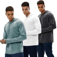 Men’s Long Sleeve Hiking Shirts UPF 50+ Sun Protection Fishing Hoodie SPF UV …