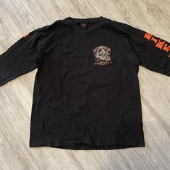 Hot Leather Bike Week Daytona Beach FL 2025 Black Long Sleeve Graphic Shirt Larg