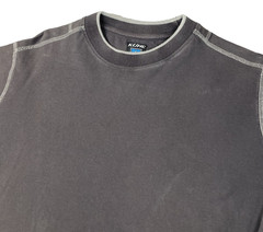 Kuhl Kommando Crew Shirt Mens Medium Gray Organic Cotton Long Sleeve Pocket