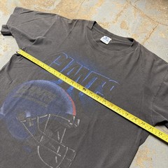 VTG 90s Starter Giants Big Helmet Shadow Graphic Faded T shirt Men Size Medium